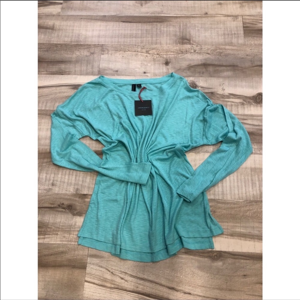 Aqua green large top